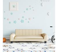 Vidaxl Canapé Pour Enfants Crème 90x53x30 Cm Tissu
