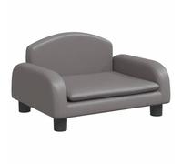 vidaXL Canapé pour Enfants Gris 50x40x30 cm Similicuir, Mini canapé, Mini canapé-Chaise, Mini canapé pour Enfants, canapé de Salle de Jeux
