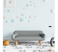 vidaXL Canapé pour enfants gris clair 70x40x24 cm tissu, mini canapé, mini canapé-chaise, mini canapé pour enfants, canapé 3196344