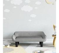 Canapé pour Enfants Mini Canapé Tout-petits Chambre à Coucher Velours vidaXL