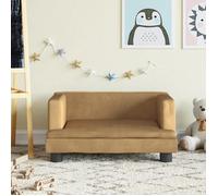 vidaXL Canapé pour enfants marron 60x40x30 cm velours, mini canapé, mini canapé-chaise, mini canapé pour enfants, canapé de 3196322