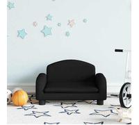 vidaXL Canapé pour enfants noir 50x40x30 cm tissu, mini canapé, mini canapé-chaise, mini canapé pour enfants, canapé de 3196373