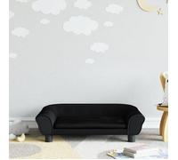 vidaXL Canapé pour enfants noir 70x45x26 cm velours, mini canapé, mini canapé-chaise, mini canapé pour enfants, canapé de 3196404
