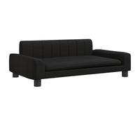 vidaXL Canapé pour Enfants Noir 90x53x30 cm Similicuir, Mini canapé, Mini canapé-Chaise, Mini canapé pour Enfants, canapé de Salle de Jeux