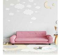 vidaXL Canapé pour enfants rose 100x54x33 cm velours, mini canapé, mini canapé-chaise, mini canapé pour enfants, canapé de 3196382