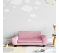 vidaXL Mini canapé pour enfants velours Rose 70x45x33 cm 3196389