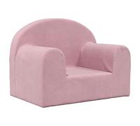 vidaXL Canapé pour enfants fauteuil pour tout-petits avec accoudoirs et dossier Rose 357009