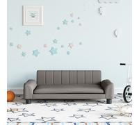 Vidaxl Canapé Pour Enfants Taupe 90x53x30 Cm Tissu