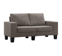 vidaXL Canapé Taupe 2 Places Tissu, De Nouvelles constructions et Designs architecturaux enrichissent nos Villes avec Leur durabilité, Leur efficacité et Leur esthétique.