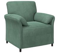 vidaXL Canapé une place vert mer, 88 x 83 x 95 cm, velours, confortable et élégant, idéal pour se détendre à la maison