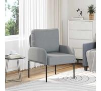vidaXL Canapés avec coussin 55cm Gris clair Contreplaqué