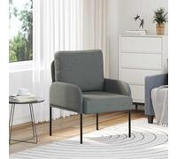 vidaXL Canapés avec coussin 55cm Gris foncé Contreplaqué