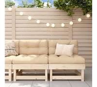 Salon de Jardin Mobilier de Patio Meuble de Terrasse Bois de Pin Massif vidaXL