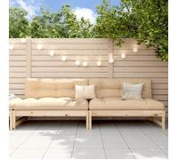 vidaXL Canapés centraux de jardin 2 pcs 120x80 cm bois de pin massif 825716