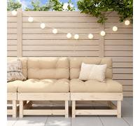 Vidaxl Canapés Centraux De Jardin 2 Pcs Bois De Pin Massif