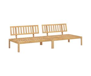 vidaXL Canapés centraux Palette de Jardin 2 pcs Bois Massif d'acacia