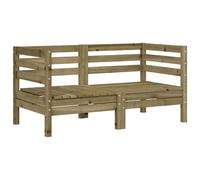 Vidaxl Canapés D'angle De Jardin 2 Pcs Bois De Pin Imprégné