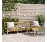 Salon de Jardin Siège Meuble de Patio Meuble de Terrasse Extérieur vidaXL