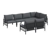 vidaXL Canapés d'extérieur - Un Salon de Jardin Super stylé avec des sièges modulables. Parfait pour ta terrasse ou Ton Patio. Résistant aux intempéries et Hyper Confortable pour se Relaxer.