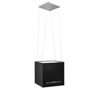 vidaXL Hotte Suspendue à LCD Tactile Hotte de Cuisine Eclairage LED Filtre à Graisse Maison Intérieur 37 cm Acier Enduit de 51021