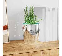 Vidaxl Carreau De Miroir Mosaïque 3 Pcs Argent 100 X 4 Cm Verre