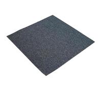 vidaXL Carreau de tapis Gris Bleu 50 x 50 cm 36 pc PP et Bitume