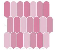 Vidaxl Carreau En Plume 10 Pcs Rose 30 X 30 Cm Polyuréthane Et Pet