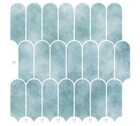 Vidaxl Carreau En Plume 50 Pcs Vert 30 X 30 Cm Polyuréthane Et Pet
