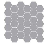 vidaXL Carreau hexagonal 10 pcs Gris 30 x 30 cm Polyuréthane et PET, Idées déco salle de bain, carrelage hexagonal robuste pour une cuisine chic, carrelages rectangulaires faciles à nettoyer