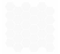 Vidaxl Carreau Hexagonal 20 Pcs Blanc 30 X 30 Cm Polyuréthane Et Pet