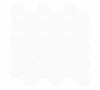 vidaXL Carreau hexagonal 20 pcs Blanc 30 x 30 cm Polyuréthane et PET, Idées déco salle de bain, carrelage hexagonal robuste pour une cuisine chic, carrelages rectangulaires faciles à nettoyer
