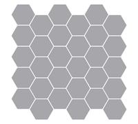Vidaxl Carreau Hexagonal 20 Pcs Gris 30 X 30 Cm Polyuréthane Et Pet