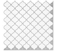 Vidaxl Carreau Lanterne 10 Pcs Blanc 27 X 27 Cm Polyuréthane Et Pet