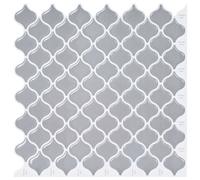 Vidaxl Carreau Lanterne 10 Pcs Gris 27 X 27 Cm Polyuréthane Et Pet
