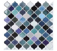 vidaXL Carreau Lanterne 20 pcs Bleu Vert 27 x 27 cm