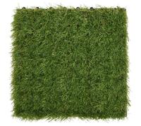 Vidaxl Carreaux De Gazon Artificiel 11 Pcs Vert 30x30 Cm