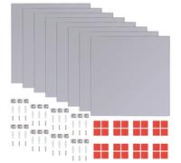 vidaXL Carreaux de miroir sans cadre 8 pcs 20,5 cm