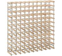 vidaXL Casier à bouteilles 120 bouteilles Pinède solide