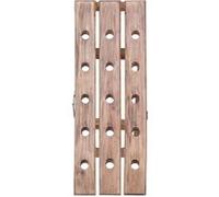 vidaXL Casier à bouteilles 15 bouteilles 26x50x70 cm Bois récupération Brun G