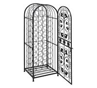 vidaXL Casier à bouteilles pour 45 bouteilles Métal 240939