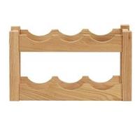 Vidaxl Casier À Bouteilles 6 Bouteilles 37x21x21 Cm Bois De Chêne Marron