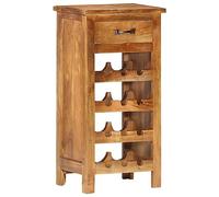 Casier à bouteilles 40x30x80 cm Bois d'acacia massif