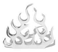 vidaXL Casier à bouteilles pour 11 bouteilles Argenté Aluminium