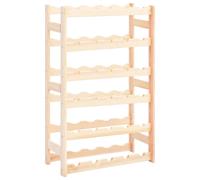Vidaxl Casier À Bouteilles Pour 30 Bouteilles Pinède Beige