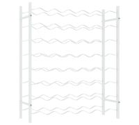 Casier à Bouteilles pour 72 Bouteilles Doré Métal Étagère à Vin Cuisine vidaXL