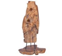 Casier à bouteilles pour 8 bouteilles 40x30x80 cm Teck massif