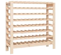 Vidaxl Casier À Vin 109,5x30x107,5 Cm Bois De Pin Massif Multicolore