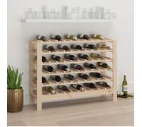 vidaXL Casier à vin 109,5x30x82 cm Bois de pin massif 822546