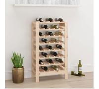 vidaXL Casier à vin 61,5x30x107,5 cm Bois de pin massif 822541