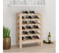 vidaXL Casier à vin 822556 Bois de pin massif 61,5 x 30 x 82 cm